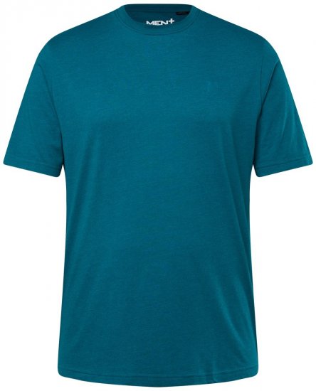 Men+ 276 Tričko kulatý výstřih Šedomodrá - Trička - Trička nadměrné velikosti - 2XL-14XL