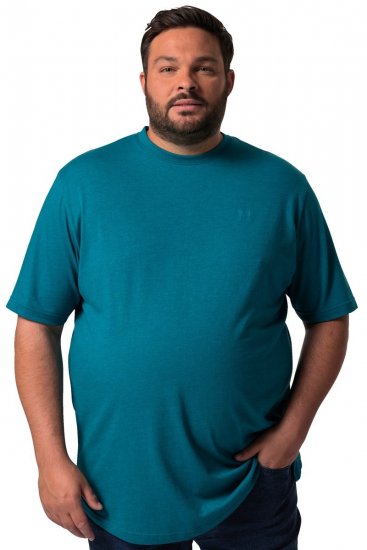 Men+ 276 Tričko kulatý výstřih Šedomodrá - Trička - Trička nadměrné velikosti - 2XL-14XL