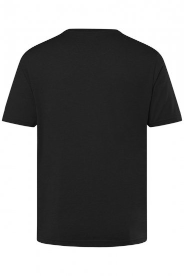 Men+ 279 Tričko véčkový výstřih Černá - Trička - Trička nadměrné velikosti - 2XL-14XL