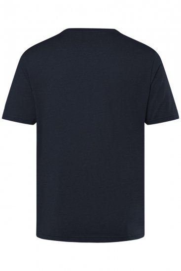 Men+ 279 Tričko véčkový výstřih Tmavě modrá - Trička - Trička nadměrné velikosti - 2XL-14XL
