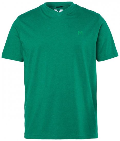 Men+ 279 Tričko véčkový výstřih Smaragdová - Trička - Trička nadměrné velikosti - 2XL-14XL