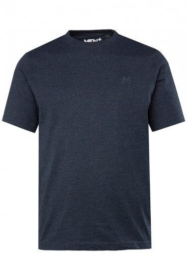 Men+ 285 Tričko kulatý výstřih Tmavě modrá 2 kusy - Trička - Trička nadměrné velikosti - 2XL-14XL