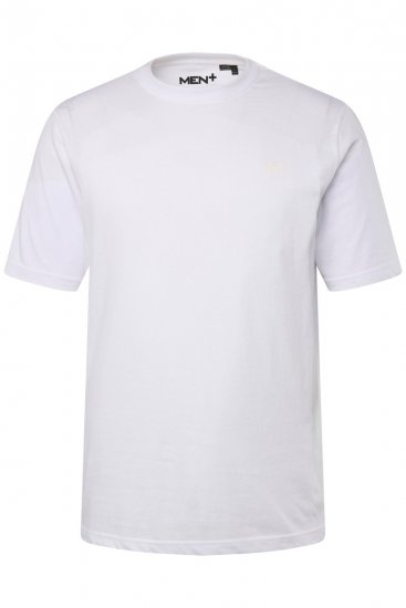 Men+ 285 Tričko kulatý výstřih Bílá 2 kusy - Trička - Trička nadměrné velikosti - 2XL-14XL