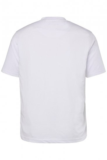 Men+ 299 Tričko véčkový výstřih Bílá 2 kusy - Trička - Trička nadměrné velikosti - 2XL-14XL