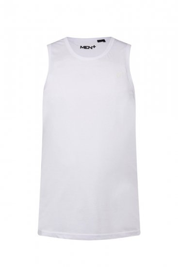 Men+ 305 Tílko Bílá 2 kusy - Trička - Trička nadměrné velikosti - 2XL-14XL