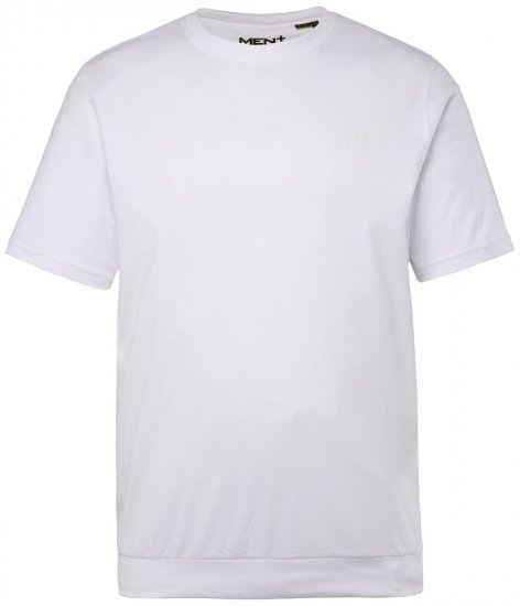 Men+ 308 Tričko bellyfit Bílá - Trička - Trička nadměrné velikosti - 2XL-14XL