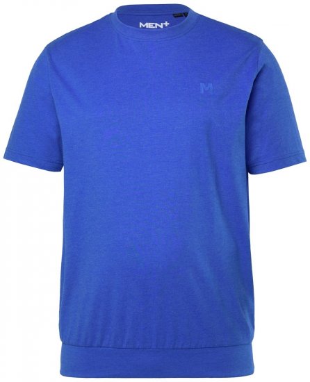 Men+ 308 Tričko bellyfit Azurová - Trička - Trička nadměrné velikosti - 2XL-14XL