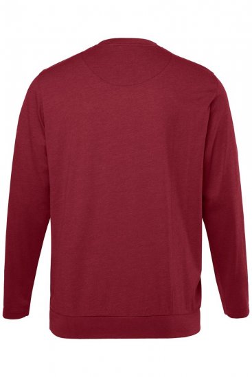 Men+ 313 Tričko s dlouhým rukávem bellyfit Měděně hnědá - Trička - Trička nadměrné velikosti - 2XL-14XL