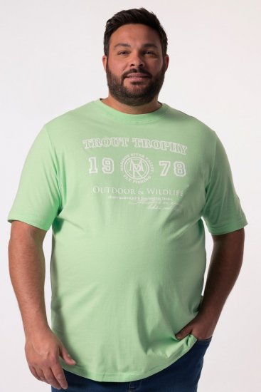 Men+ 424 Tričko Trout Trophy Mátová - Trička - Trička nadměrné velikosti - 2XL-14XL