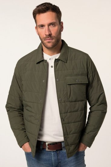 JP1880 Jacket Extra Light Dark Olive - Bundy - Bundy Nadměrné Velikosti - 2XL-8XL