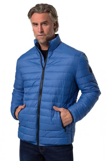 Boston Park 638 Prošívaná bunda bellyfit se stojáčkem Kobaltově modrá - Bundy - Bundy Nadměrné Velikosti - 2XL-8XL