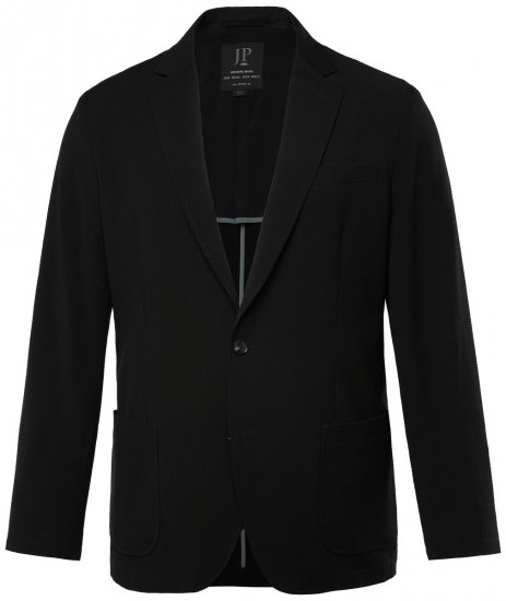 JP1880 San Remo Flexnamic Sako ze seersuckeru Černá - Obleky - Obleky 2XL-8XL