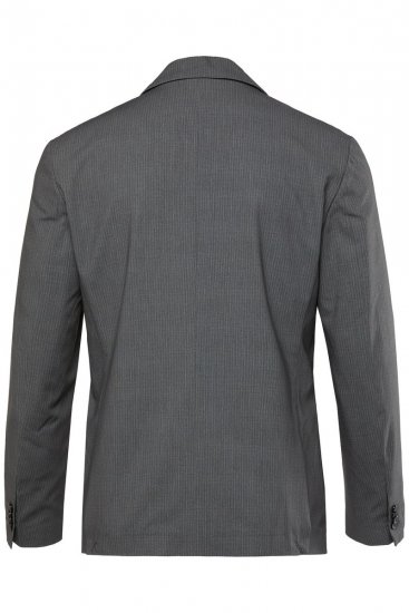 JP1880 Rimini Flexnamic Pruhované žerzejové sako Tmavě šedá - Obleky - Obleky 2XL-8XL