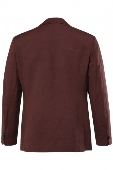 JP1880 Paros Sako ze směsi lnu Rezavě hnědá - Obleky - Obleky 2XL-8XL