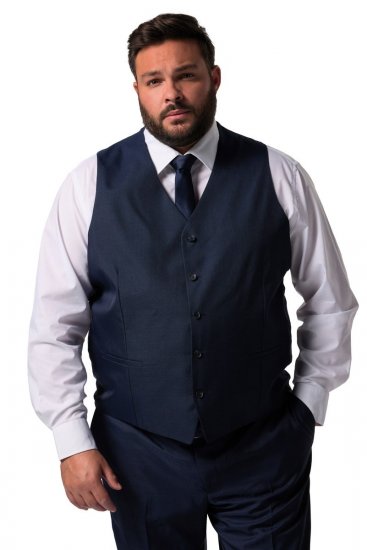 Men+ 710 Florenz Vesta k obleku Tmavě modrá - Obleky - Obleky 2XL-8XL