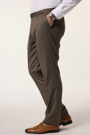 JP1880 Amalfi Flexnamic Kalhoty k obleku Khaki zelená - Obleky - Obleky 2XL-8XL