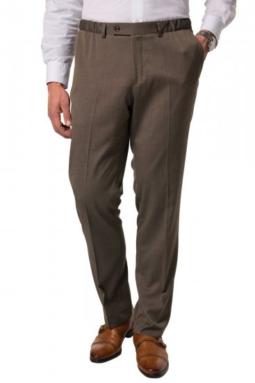 JP1880 Amalfi Flexnamic Kalhoty k obleku Khaki zelená - Obleky - Obleky 2XL-8XL