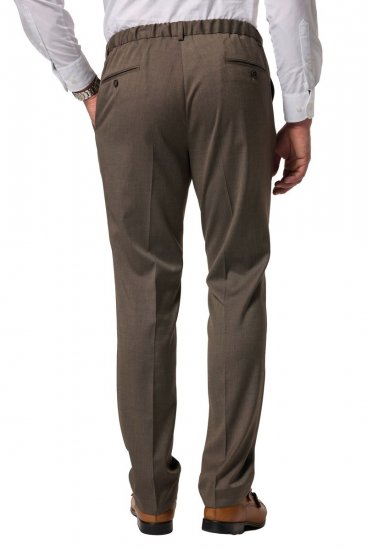 JP1880 Amalfi Flexnamic Kalhoty k obleku Khaki zelená - Obleky - Obleky 2XL-8XL