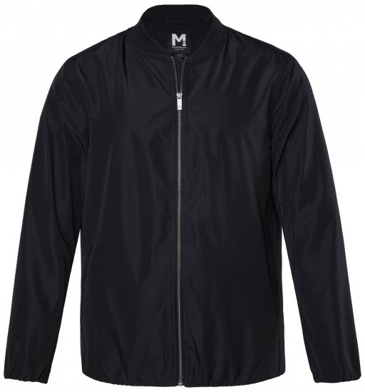 Men+ 823 Ultralehká bomber bunda bellyfit Černá - Bundy - Bundy Nadměrné Velikosti - 2XL-8XL