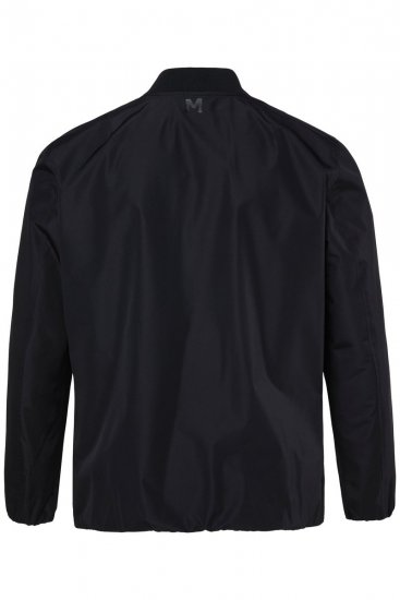 Men+ 823 Ultralehká bomber bunda bellyfit Černá - Bundy - Bundy Nadměrné Velikosti - 2XL-8XL