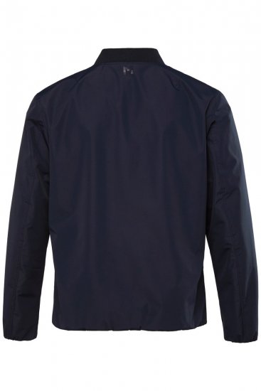 Men+ 823 Ultralehká bomber bunda bellyfit Tmavě modrá - Bundy - Bundy Nadměrné Velikosti - 2XL-8XL