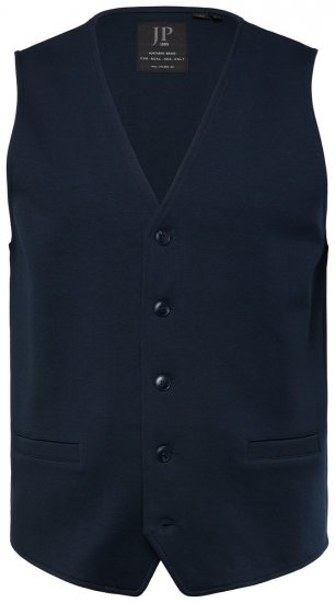 JP1880 New York Flexnamic Žerzejová vesta Tmavě modrá - Obleky - Obleky 2XL-8XL