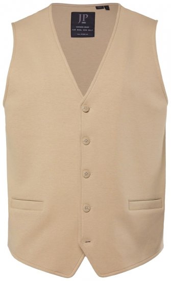 JP1880 New York Flexnamic Žerzejová vesta Béžová - Obleky - Obleky 2XL-8XL