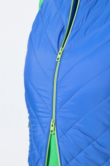 Ulla Popken 837409 Prošívaná vesta HYPRAR Modrá - Vesty - 