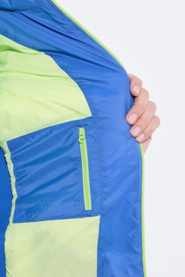 Ulla Popken 837409 Prošívaná vesta HYPRAR Modrá - Vesty - 