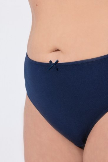 Ulla Popken 838637 Tanga kalhotky 3 ks Tmavě modrá - Kalhotky - 