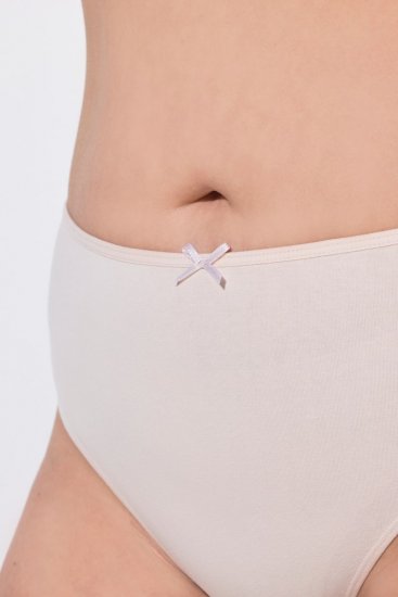 Ulla Popken 838637 Tanga kalhotky 3 ks Béžová - Kalhotky - 