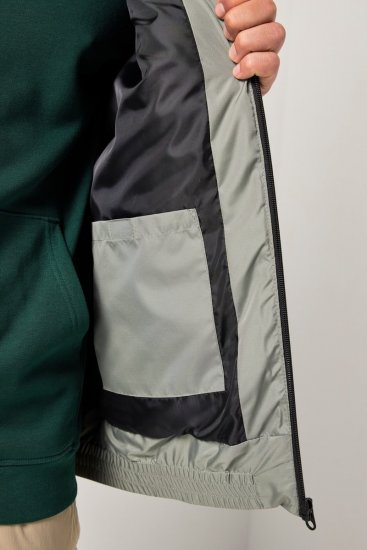 JAY-PI Lightly Quilted Vest with Stomach Fit Grey - Bundy - Bundy Nadměrné Velikosti - 2XL-8XL