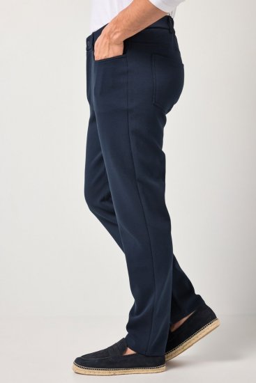 JP1880 New York Flexnamic Žerzejové kalhoty s pěti kapsami Tmavě modrá - Obleky - Obleky 2XL-8XL