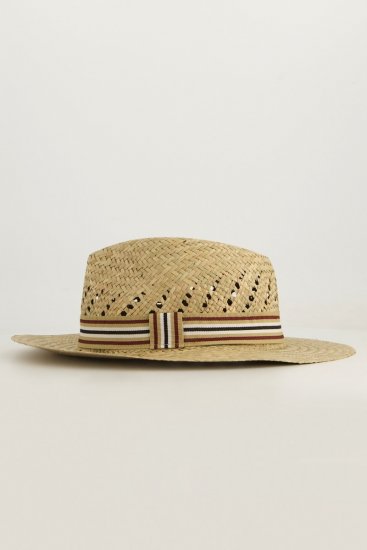JP1880 Straw Hat Woven Yellow - Doplňky - Pánské módní doplňky