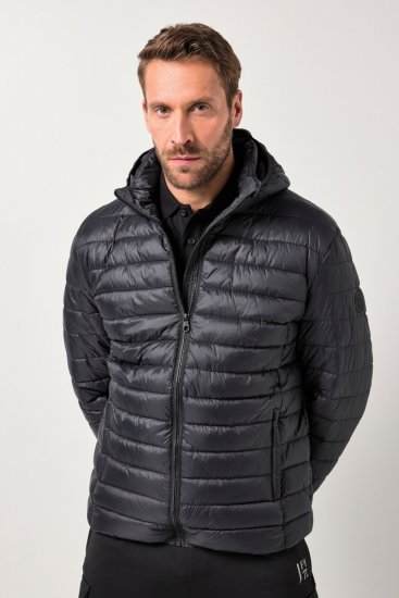 Jay-Pi Jacket Lightly Quilted Warm Black - Bundy - Bundy Nadměrné Velikosti - 2XL-8XL