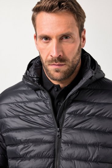 Jay-Pi Jacket Lightly Quilted Warm Black - Bundy - Bundy Nadměrné Velikosti - 2XL-8XL