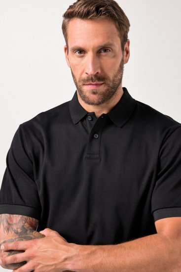 JAY-PI FLEXNAMIC® Poloshirt Black - Polokošile - Polokošile 2XL-8XL - Trička s límečkem 2XL-8XL