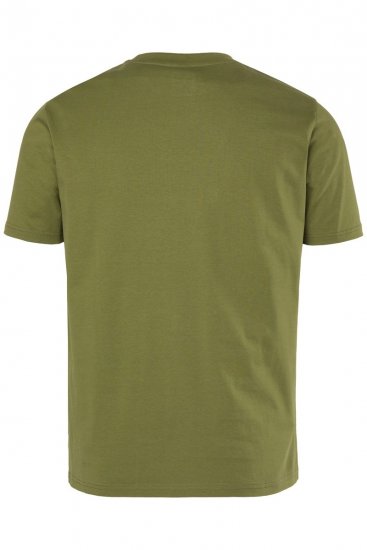 Men+ 682 Tričko Vlna Khaki zelená - Trička - Trička nadměrné velikosti - 2XL-14XL