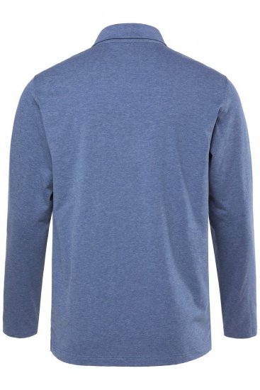 JAY-PI Quickdry Polo Long Sleeve Blue - Polokošile - Polokošile 2XL-8XL - Trička s límečkem 2XL-8XL