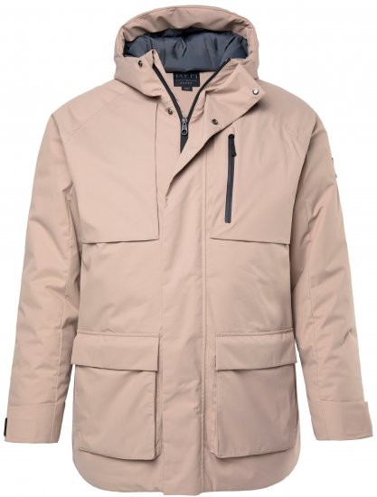 Jay-Pi Jacket Technical Waterproof Windproof Dusty Pink - Bundy - Bundy Nadměrné Velikosti - 2XL-8XL