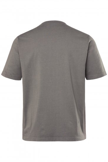 JP1880 Beer King Design Vintage Looking T-Shirt Gray - Trička - Trička nadměrné velikosti - 2XL-14XL