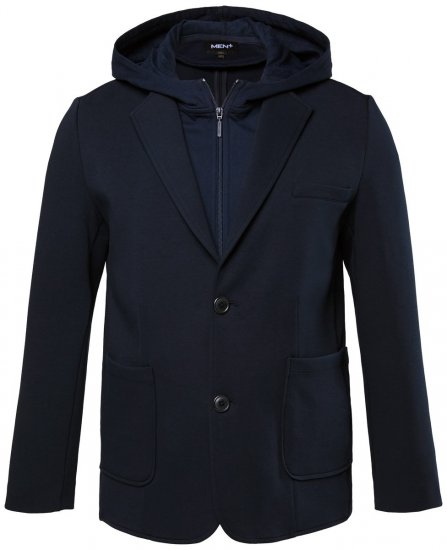 Men+ 205 Bilbao Flexlastic Žerzejové sako Tmavě modrá - Obleky - Obleky 2XL-8XL