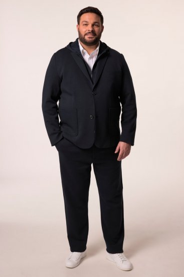 Men+ 205 Bilbao Flexlastic Žerzejové sako Tmavě modrá - Obleky - Obleky 2XL-8XL