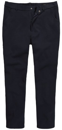 Men+ 207 Bilbao Flexlastic Žerzejové chino kalhoty Tmavě modrá - Obleky - Obleky 2XL-8XL
