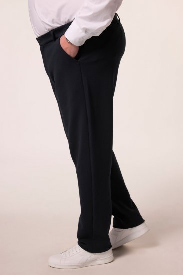 Men+ 207 Bilbao Flexlastic Žerzejové chino kalhoty Tmavě modrá - Obleky - Obleky 2XL-8XL