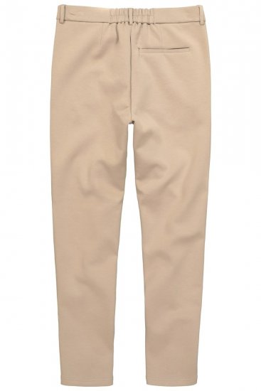 Men+ 207 Bilbao Flexlastic Žerzejové chino kalhoty Písková - Obleky - Obleky 2XL-8XL