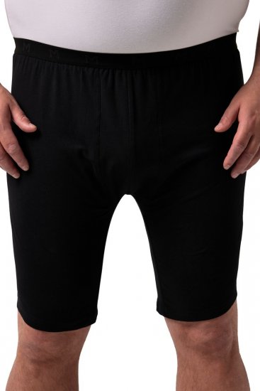 Men+ 439 Boxerky s dlouhými nohavicemi FLEXLASTIC® Černá - Spodní prádlo - Spodní Prádlo Nadměrné Velikosti 2XL-8XL