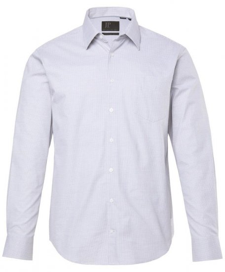 JP1880 Business Shirt Long Sleeve Two-Tone Grey - Košile - Košile 2XL-10XL