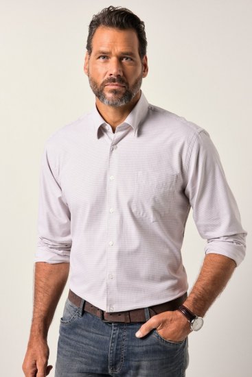 JP1880 Business Shirt Long Sleeve Pink - Košile - Košile 2XL-10XL