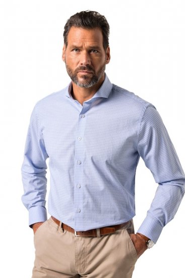 JP1880 Business Shirt Long Sleeve Ice Blue - Košile - Košile 2XL-10XL